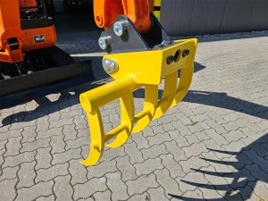 HYTEC Minibagger MS01 Wurzelzahn Rodezahn – Bild 5